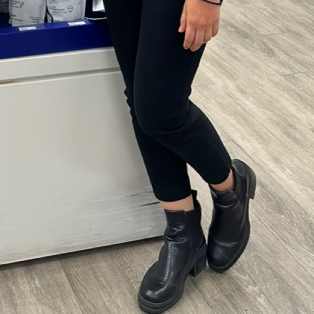 Zara Leopard Boots